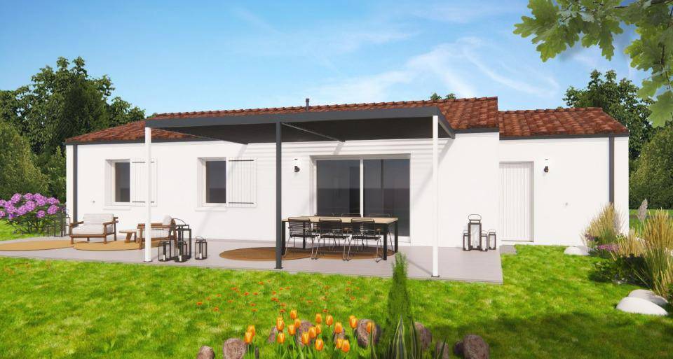Programme terrain + maison à Tourriers en Charente (16) de 80 m² à vendre au prix de 199500€ - 1
