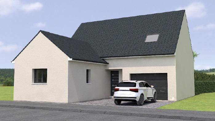Programme terrain + maison à Bellevigne-les-Châteaux en Maine-et-Loire (49) de 110 m² à vendre au prix de 253000€ - 1