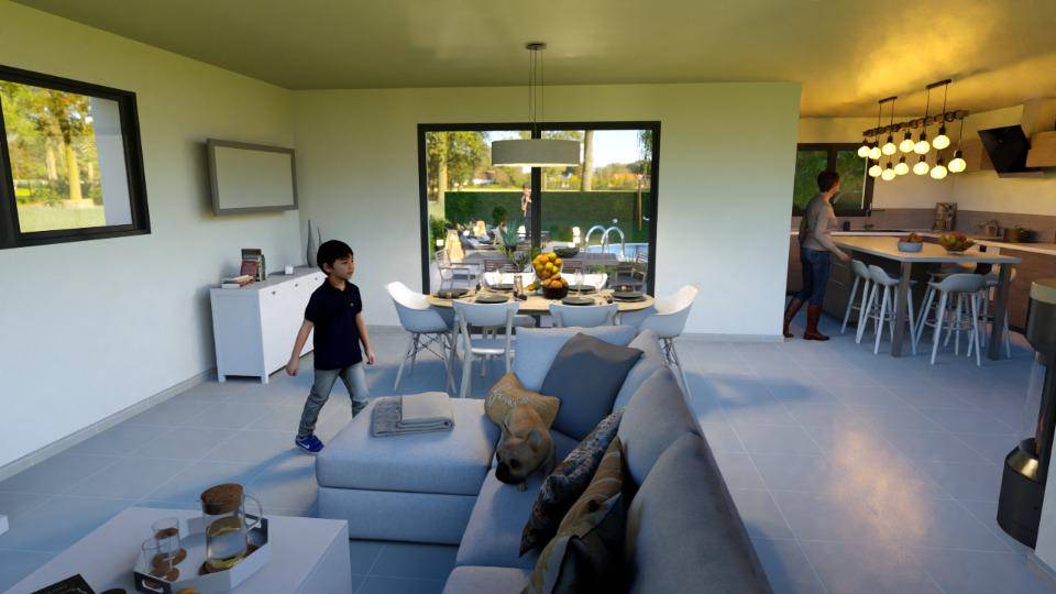 Programme terrain + maison à Bagnols-sur-Cèze en Gard (30) de 90 m² à vendre au prix de 245000€ - 3