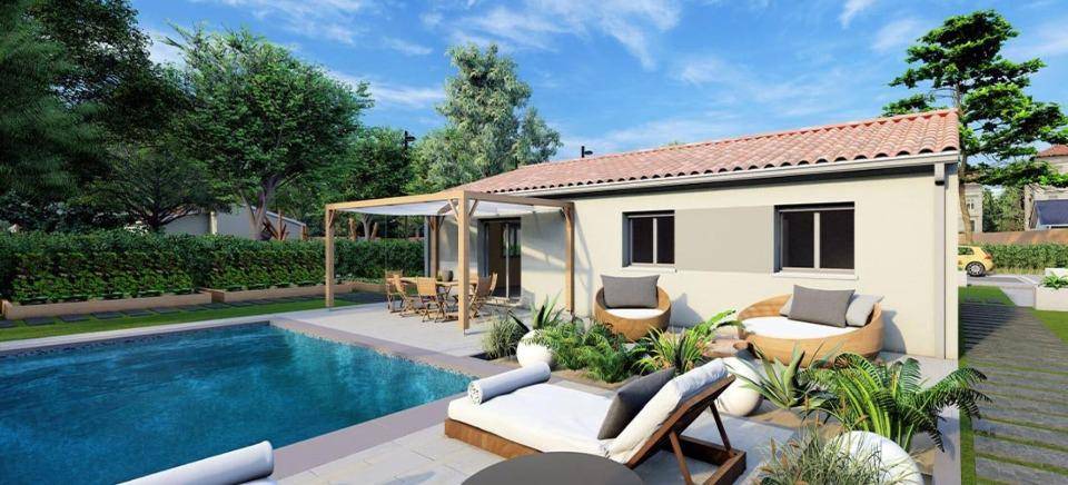 Programme terrain + maison à Artigues-près-Bordeaux en Gironde (33) de 101 m² à vendre au prix de 249194€ - 1