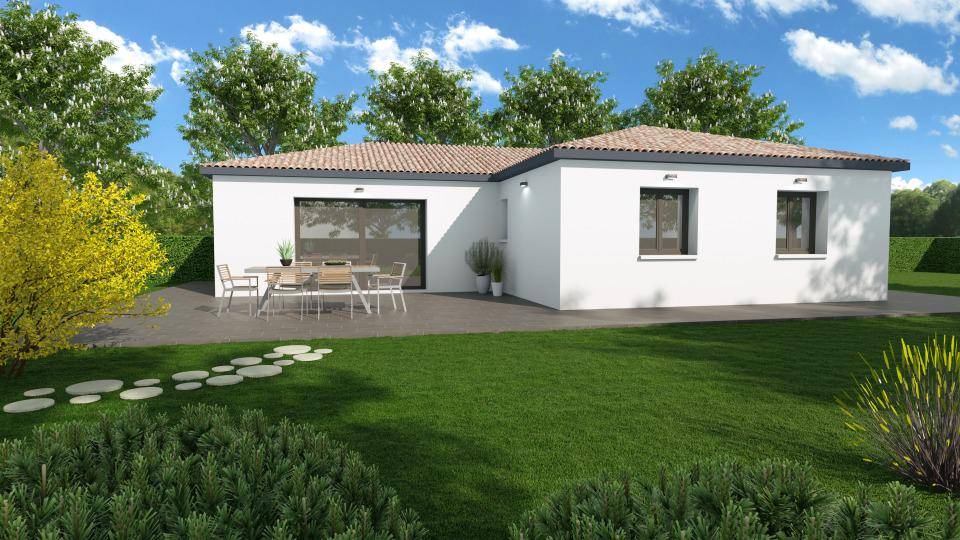 Programme terrain + maison à Solliès-Pont en Var (83) de 110 m² à vendre au prix de 498000€ - 1
