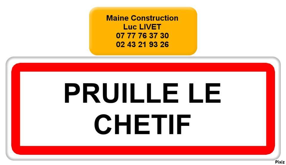 Terrain seul à Pruillé-le-Chétif en Sarthe (72) de 426 m² à vendre au prix de 54000€ - 3