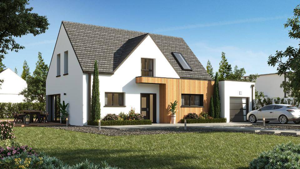 Programme terrain + maison à Landerneau en Finistère (29) de 121 m² à vendre au prix de 403900€ - 3