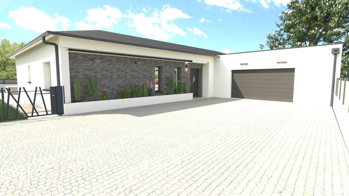 Programme terrain + maison à Beauvallon en Rhône (69) de 130 m² à vendre au prix de 545000€ - 2