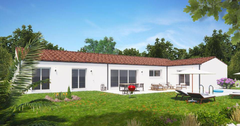Programme terrain + maison à Chasseneuil-sur-Bonnieure en Charente (16) de 232 m² à vendre au prix de 395000€ - 2