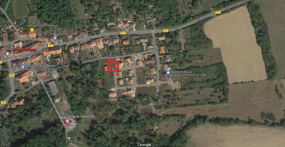 Terrain seul à Lorry-Mardigny en Moselle (57) de 503 m² à vendre au prix de 58360€ - 1