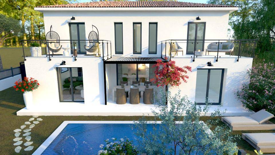 Programme terrain + maison à La Farlède en Var (83) de 143 m² à vendre au prix de 599900€ - 1