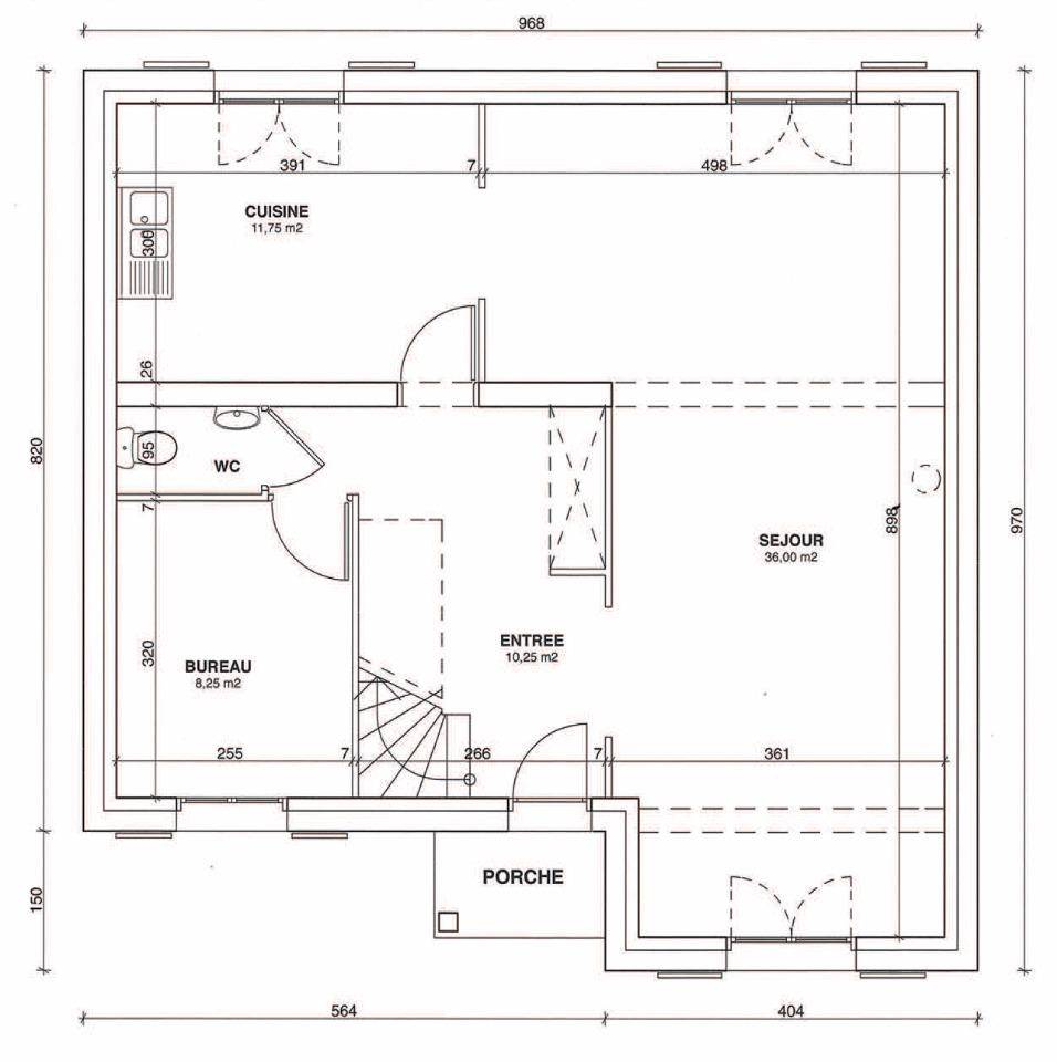 Programme terrain + maison à Bouafle en Yvelines (78) de 110 m² à vendre au prix de 495000€ - 3