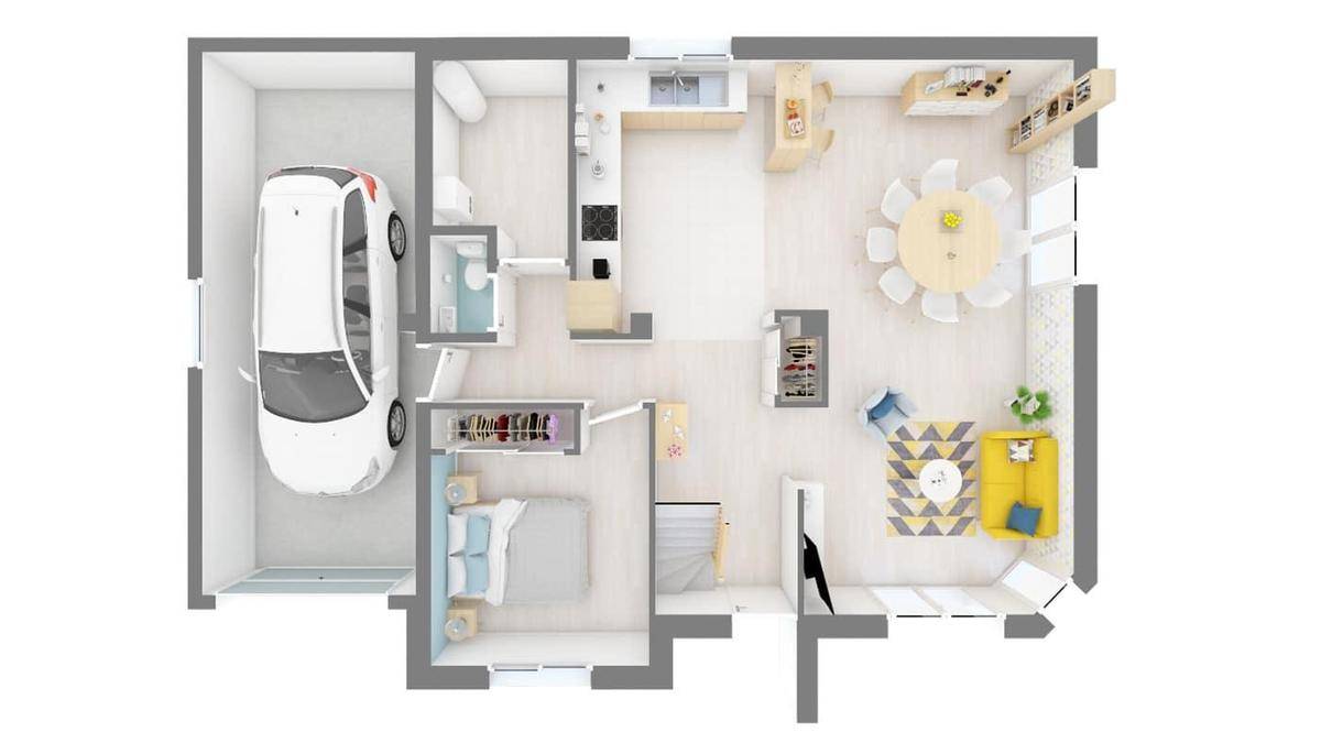 Programme terrain + maison à Auxonne en Côte-d'Or (21) de 110 m² à vendre au prix de 270300€ - 3