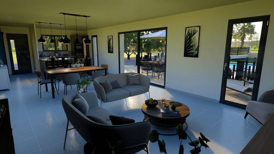 Programme terrain + maison à Le Garn en Gard (30) de 97 m² à vendre au prix de 238800€ - 3