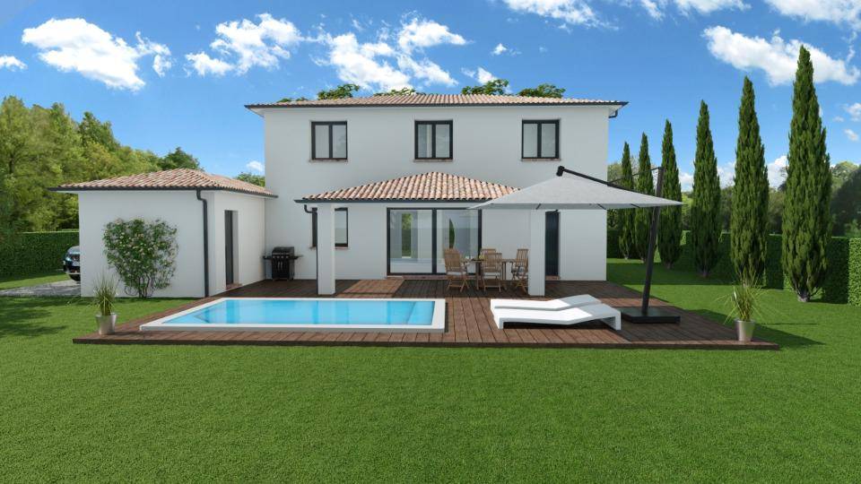 Programme terrain + maison à Saint-Félix-Lauragais en Haute-Garonne (31) de 115 m² à vendre au prix de 261508€ - 2