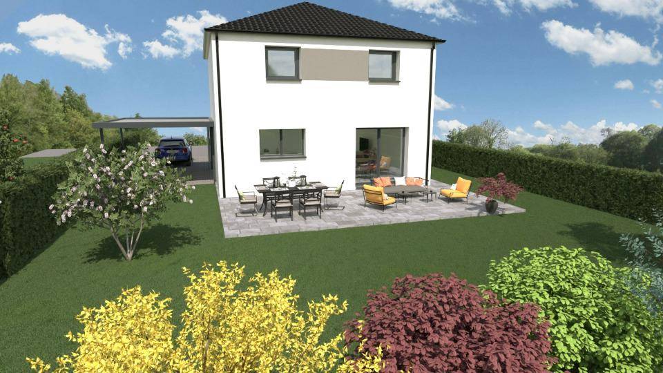Programme terrain + maison à Oye-Plage en Pas-de-Calais (62) de 80 m² à vendre au prix de 205000€ - 2