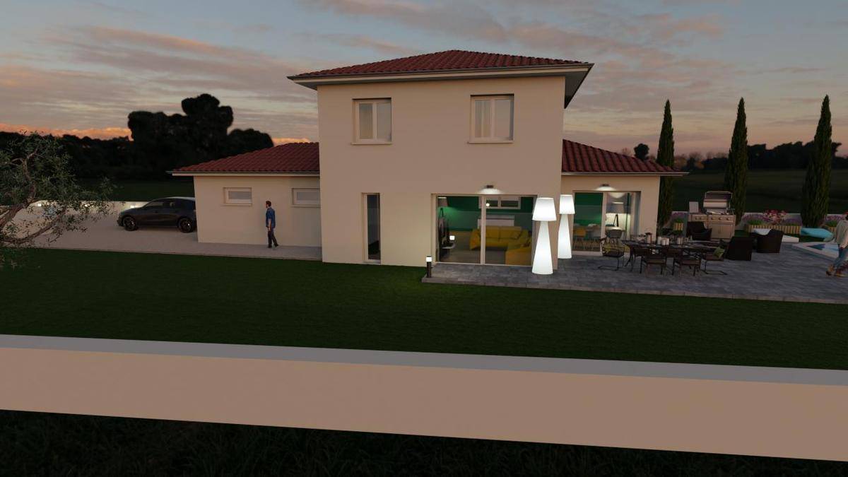 Programme terrain + maison à Prissé en Saône-et-Loire (71) de 105 m² à vendre au prix de 280000€ - 2