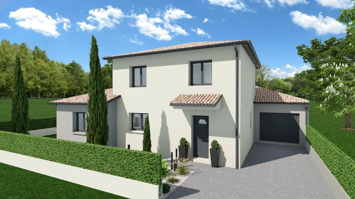 Programme terrain + maison à Marcilly-d'Azergues en Rhône (69) de 97 m² à vendre au prix de 437900€ - 1
