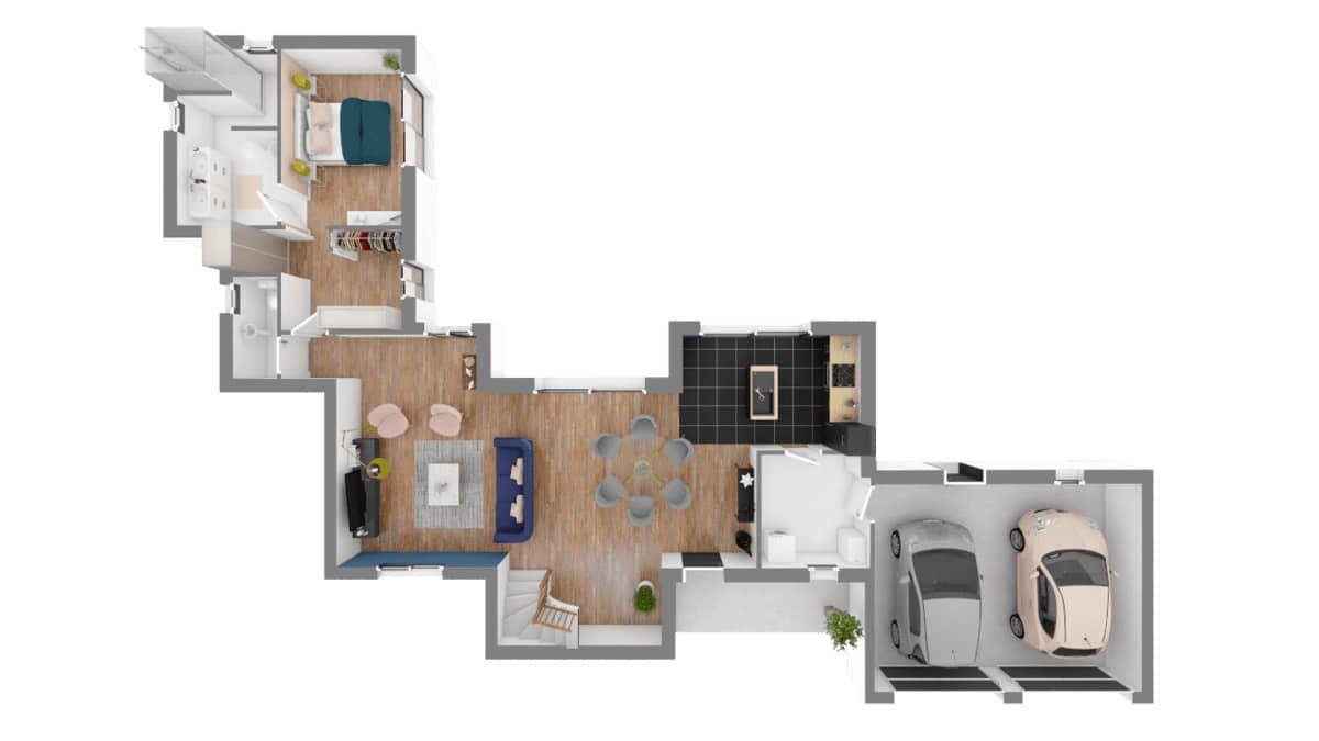 Programme terrain + maison à Les Ponts-de-Cé en Maine-et-Loire (49) de 124 m² à vendre au prix de 418950€ - 4