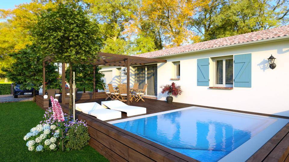 Programme terrain + maison à Saint-Félix-Lauragais en Haute-Garonne (31) de 90 m² à vendre au prix de 233504€ - 2