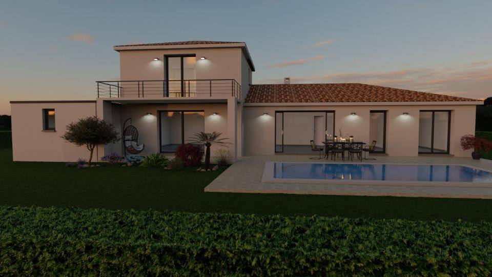 Programme terrain + maison à Privas en Ardèche (07) de 143 m² à vendre au prix de 442500€ - 3