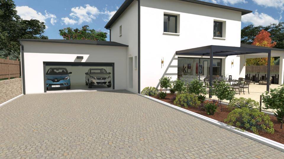 Programme terrain + maison à Saint-Maurice-de-Rémens en Ain (01) de 121 m² à vendre au prix de 385000€ - 1