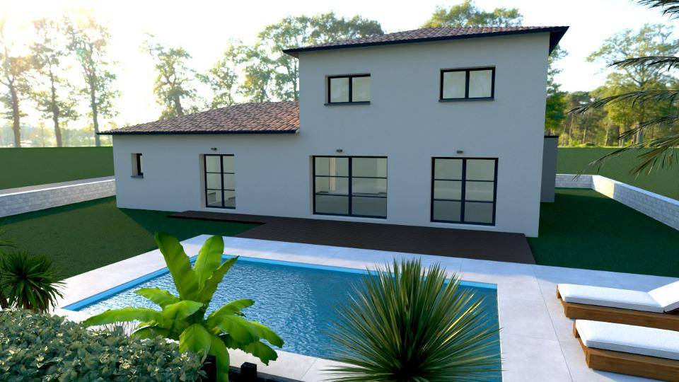 Programme terrain + maison à Cornebarrieu en Haute-Garonne (31) de 110 m² à vendre au prix de 410000€ - 4