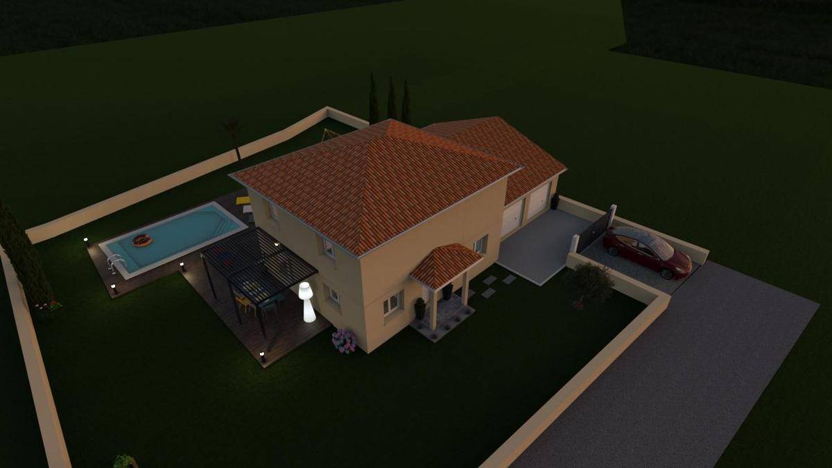 Programme terrain + maison à Feillens en Ain (01) de 145 m² à vendre au prix de 376000€ - 2