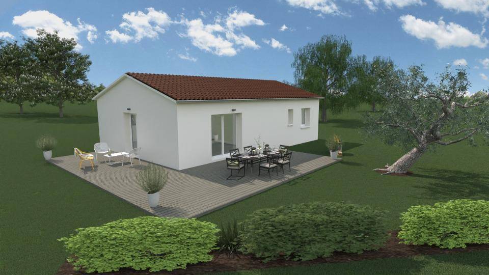 Programme terrain + maison à Bas-en-Basset en Haute-Loire (43) de 80 m² à vendre au prix de 220000€ - 2
