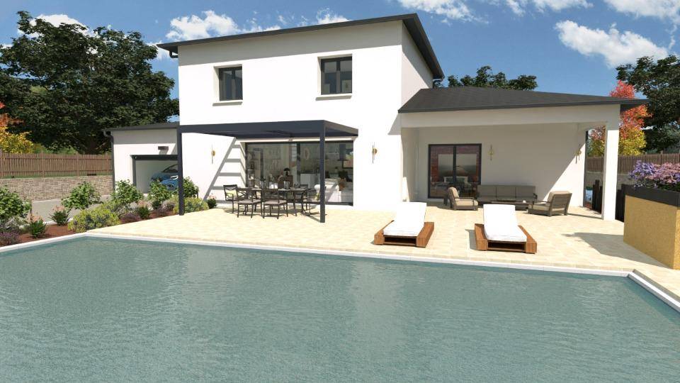 Programme terrain + maison à Saint-Maurice-de-Rémens en Ain (01) de 121 m² à vendre au prix de 385000€ - 2