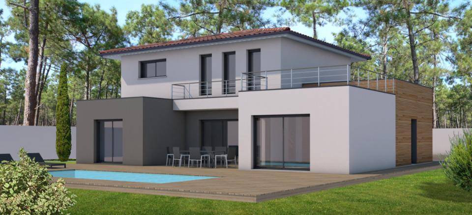 Programme terrain + maison à Arès en Gironde (33) de 160 m² à vendre au prix de 1070000€ - 1
