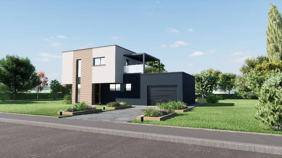 Programme terrain + maison à Wolfgantzen en Haut-Rhin (68) de 104 m² à vendre au prix de 387300€ - 1