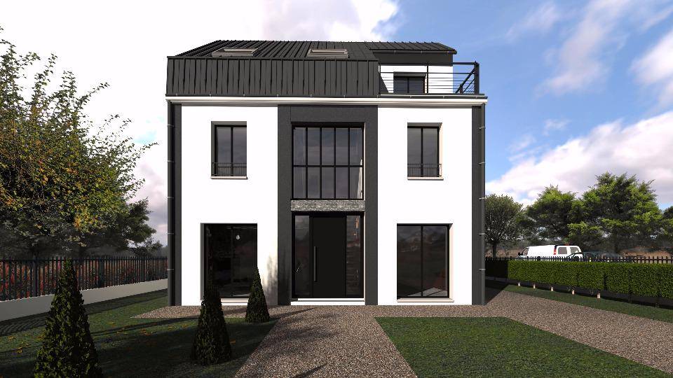 Programme terrain + maison à Verrières-le-Buisson en Essonne (91) de 152 m² à vendre au prix de 778500€ - 1