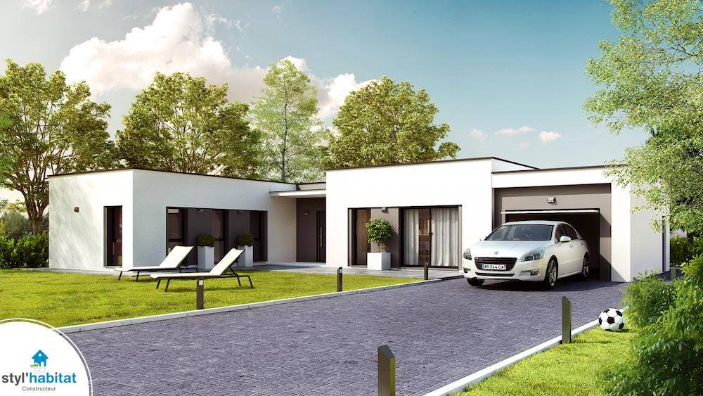 Programme terrain + maison à Saint-Doulchard en Cher (18) de 109 m² à vendre au prix de 325140€ - 1