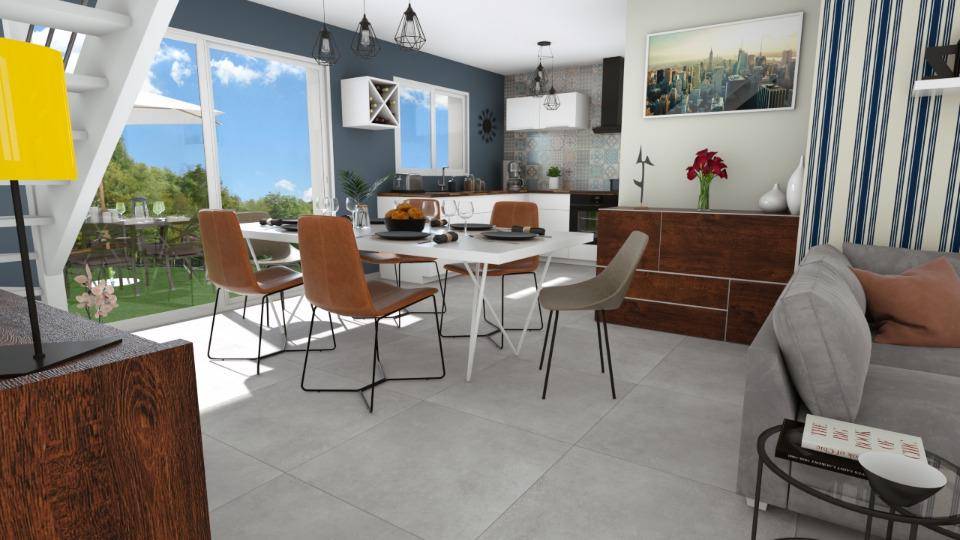 Programme terrain + maison à Angers en Maine-et-Loire (49) de 99 m² à vendre au prix de 390450€ - 3