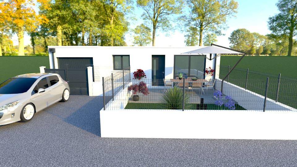 Programme terrain + maison à Vendres en Hérault (34) de 70 m² à vendre au prix de 302000€ - 1