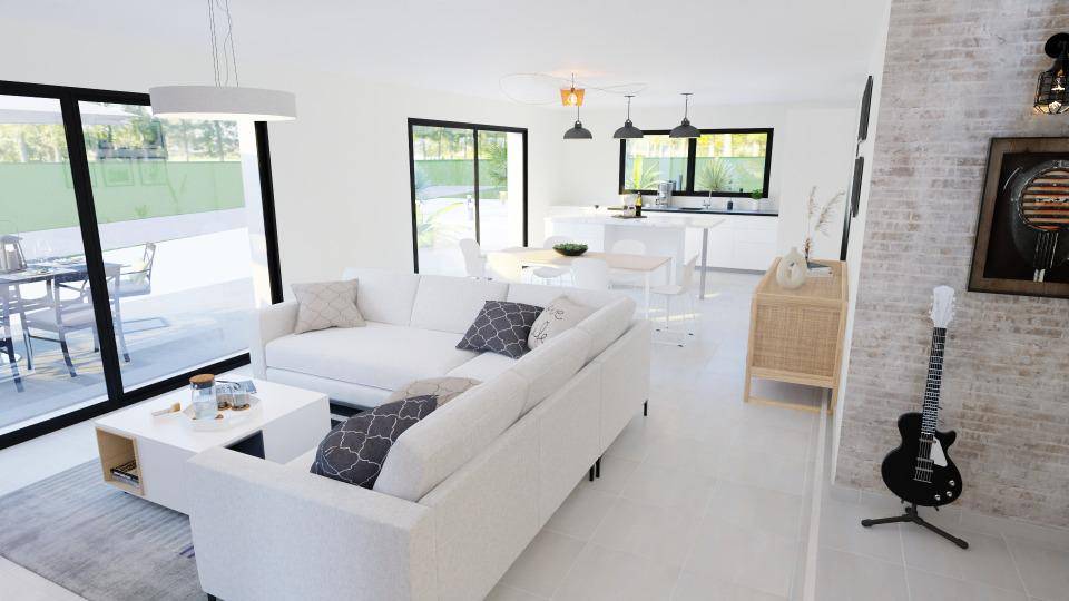Programme terrain + maison à Vals-les-Bains en Ardèche (07) de 115 m² à vendre au prix de 419900€ - 4