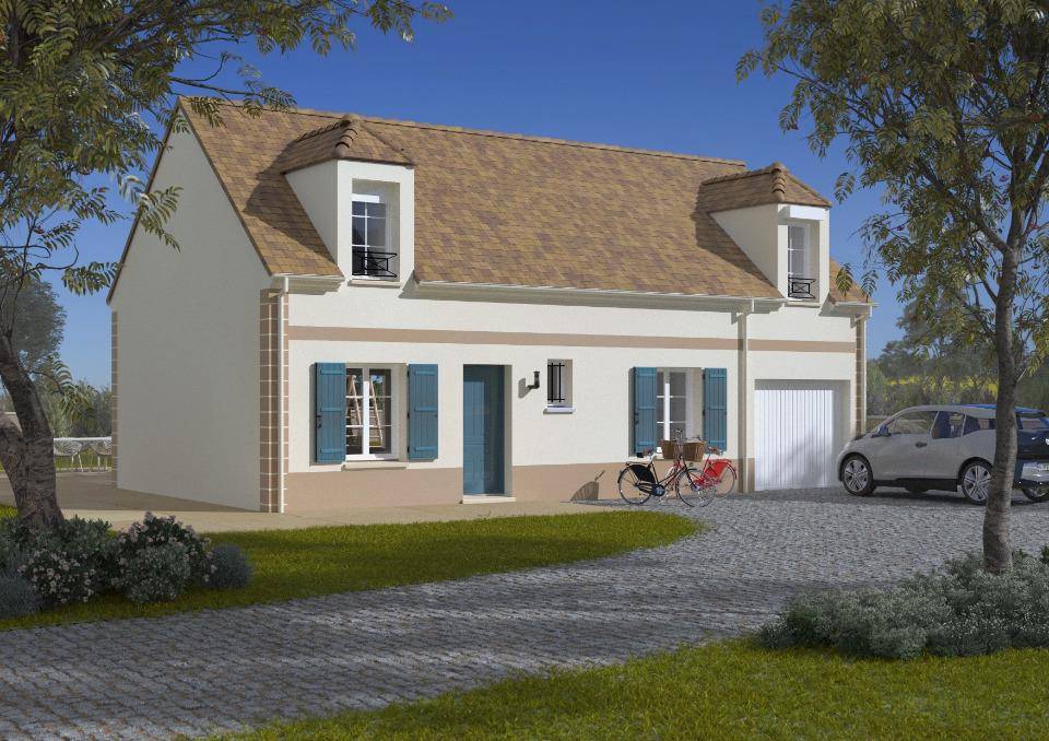 Programme terrain + maison à Précy-sur-Oise en Oise (60) de 90 m² à vendre au prix de 363000€ - 1