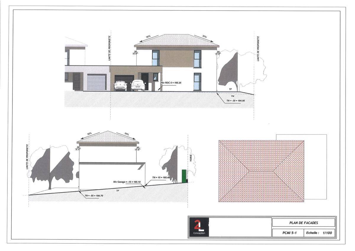 Programme terrain + maison à Décines-Charpieu en Rhône (69) de 103 m² à vendre au prix de 486200€ - 2