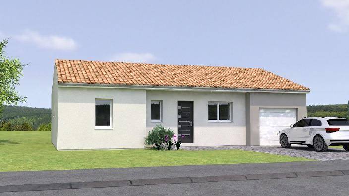 Programme terrain + maison à Toutlemonde en Maine-et-Loire (49) de 80 m² à vendre au prix de 230500€ - 1