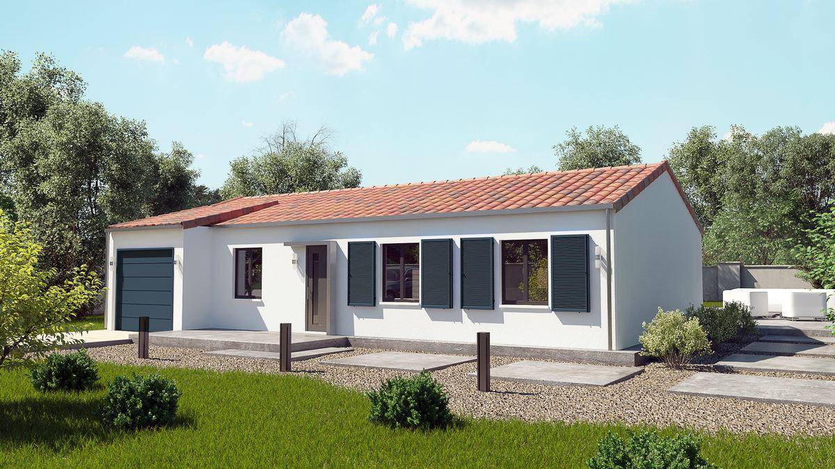 Programme terrain + maison à Petosse en Vendée (85) de 82 m² à vendre au prix de 198455€ - 2