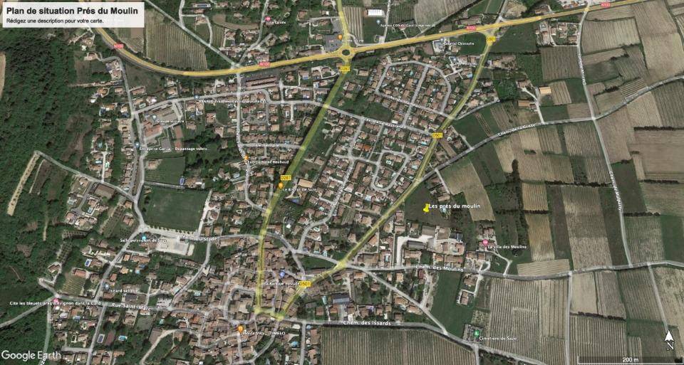 Terrain seul à Saze en Gard (30) de 435 m² à vendre au prix de 130000€ - 1
