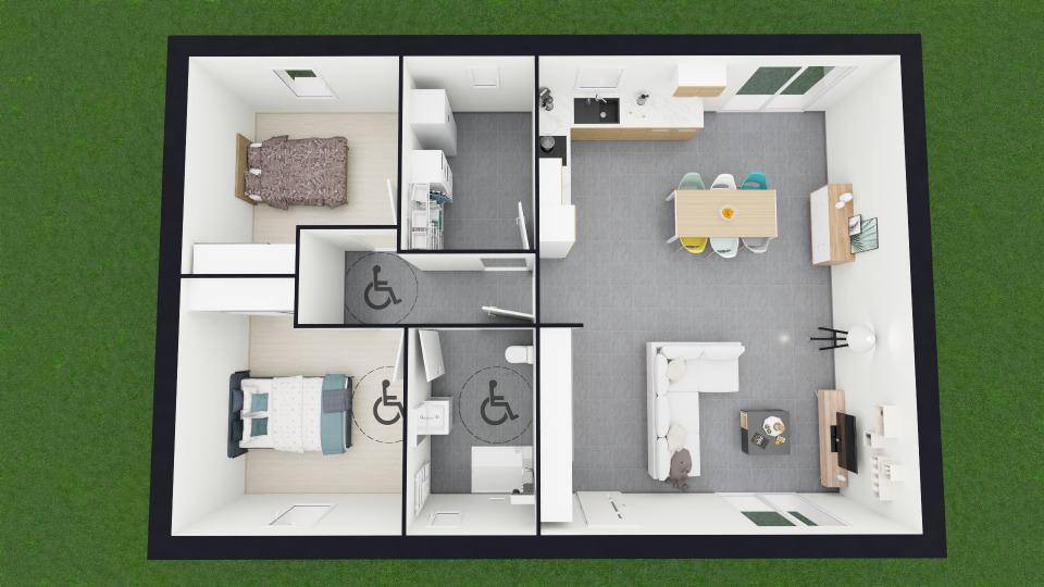 Programme terrain + maison à Francueil en Indre-et-Loire (37) de 80 m² à vendre au prix de 240600€ - 3