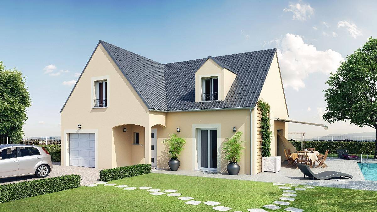 Programme terrain + maison à Oigny-en-Valois en Aisne (02) de 100 m² à vendre au prix de 277254€ - 3