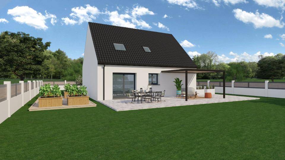 Programme terrain + maison à Avesnes-le-Comte en Pas-de-Calais (62) de 110 m² à vendre au prix de 211002€ - 2