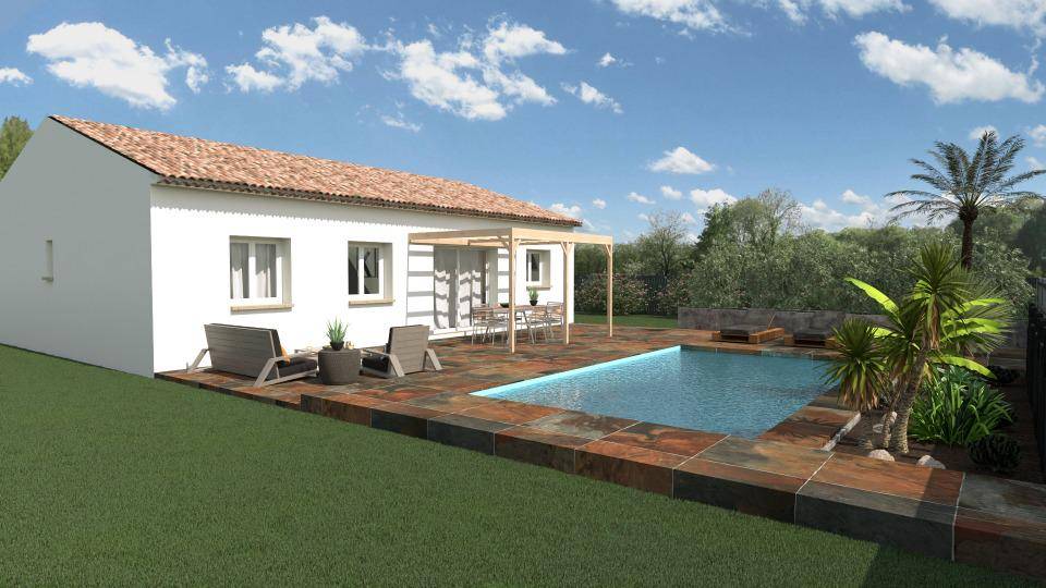 Programme terrain + maison à Vidauban en Var (83) de 84 m² à vendre au prix de 325000€ - 2