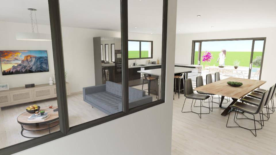 Programme terrain + maison à Aubenas en Ardèche (07) de 123 m² à vendre au prix de 369700€ - 1