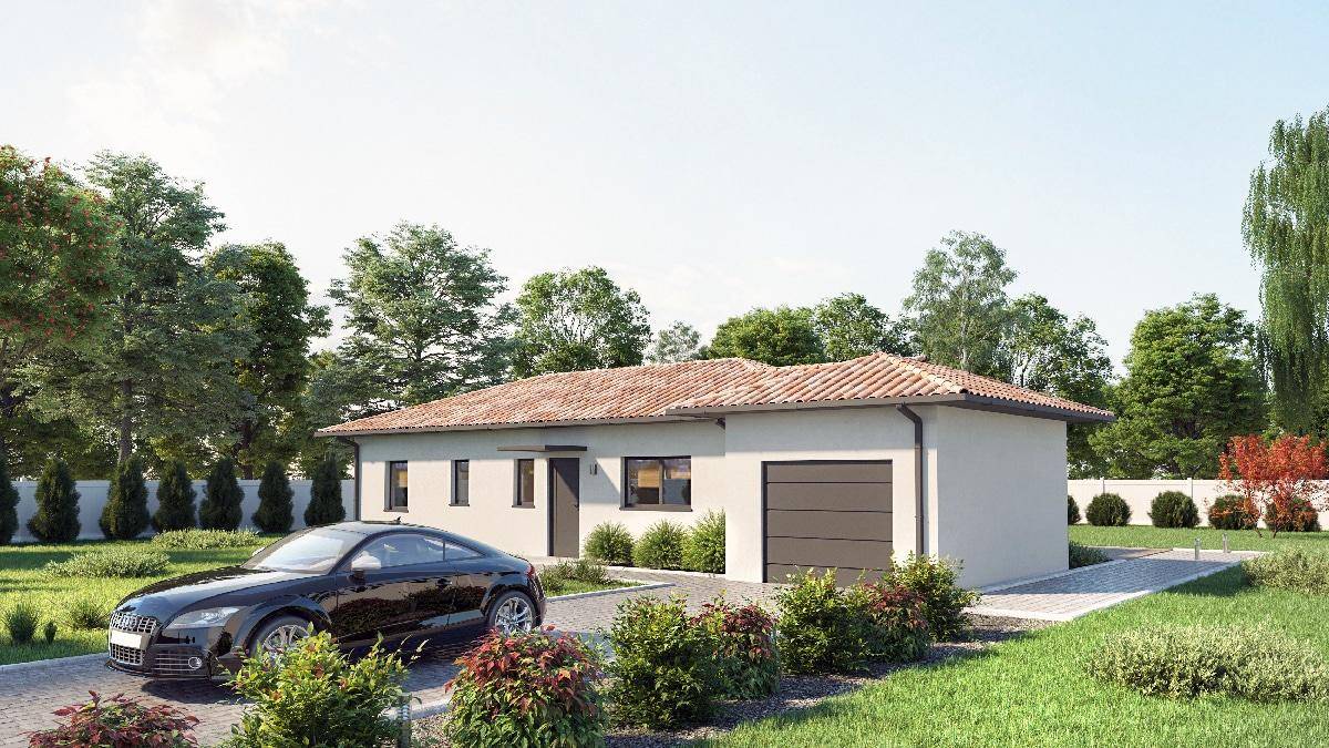 Programme terrain + maison à Gaillan-en-Médoc en Gironde (33) de 98 m² à vendre au prix de 210000€ - 1