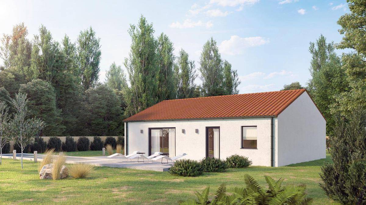 Programme terrain + maison à Cugand en Vendée (85) de 70 m² à vendre au prix de 159220€ - 2