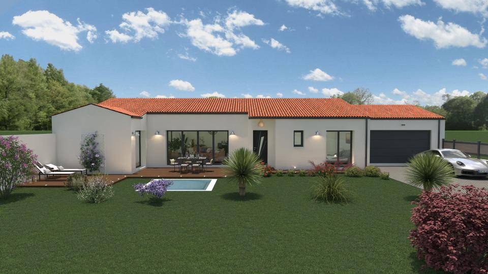 Programme terrain + maison à Bords en Charente-Maritime (17) de 110 m² à vendre au prix de 242700€ - 1
