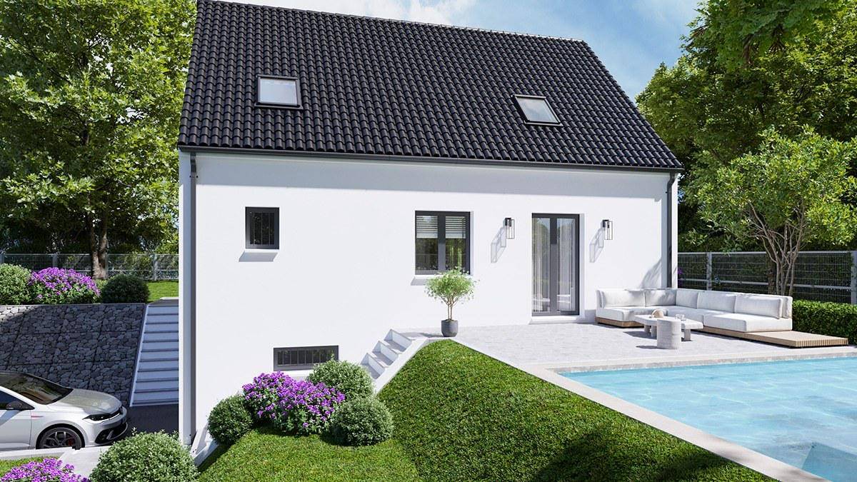 Programme terrain + maison à Courmont en Aisne (02) de 97 m² à vendre au prix de 226098€ - 2