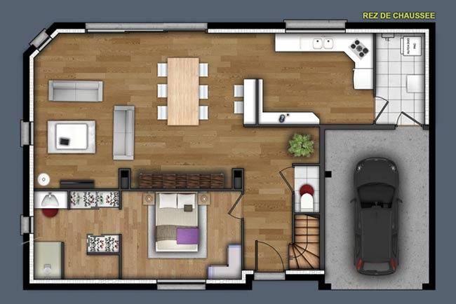 Programme terrain + maison à Martot en Eure (27) de 137 m² à vendre au prix de 320700€ - 3