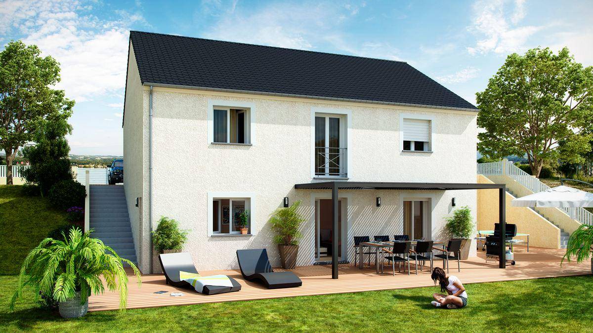 Programme terrain + maison à Saint-Nabord en Vosges (88) de 113 m² à vendre au prix de 250873€ - 1