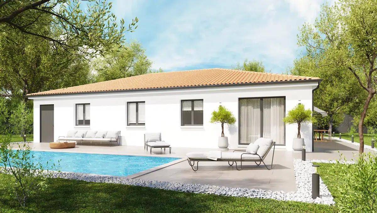 Programme terrain + maison à Saint-Vincent-sur-Jard en Vendée (85) de 109 m² à vendre au prix de 237418€ - 2